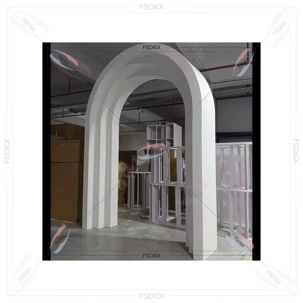 Party Event Supplier - ฉากหลังงานแต่งงานอะคริลิค PVC สีขาวหรูหรา จากซัพพลายเออร์จีน