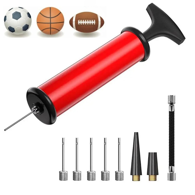 Balloon Pump Hand - ท่อยืดหยุ่นปั๊มบอลปั๊มมือ Inflator บาสเกตบอลแบบพกพาฟุตบอลวอลเลย์บอลปั๊มลมพอง PUSH ท่อ