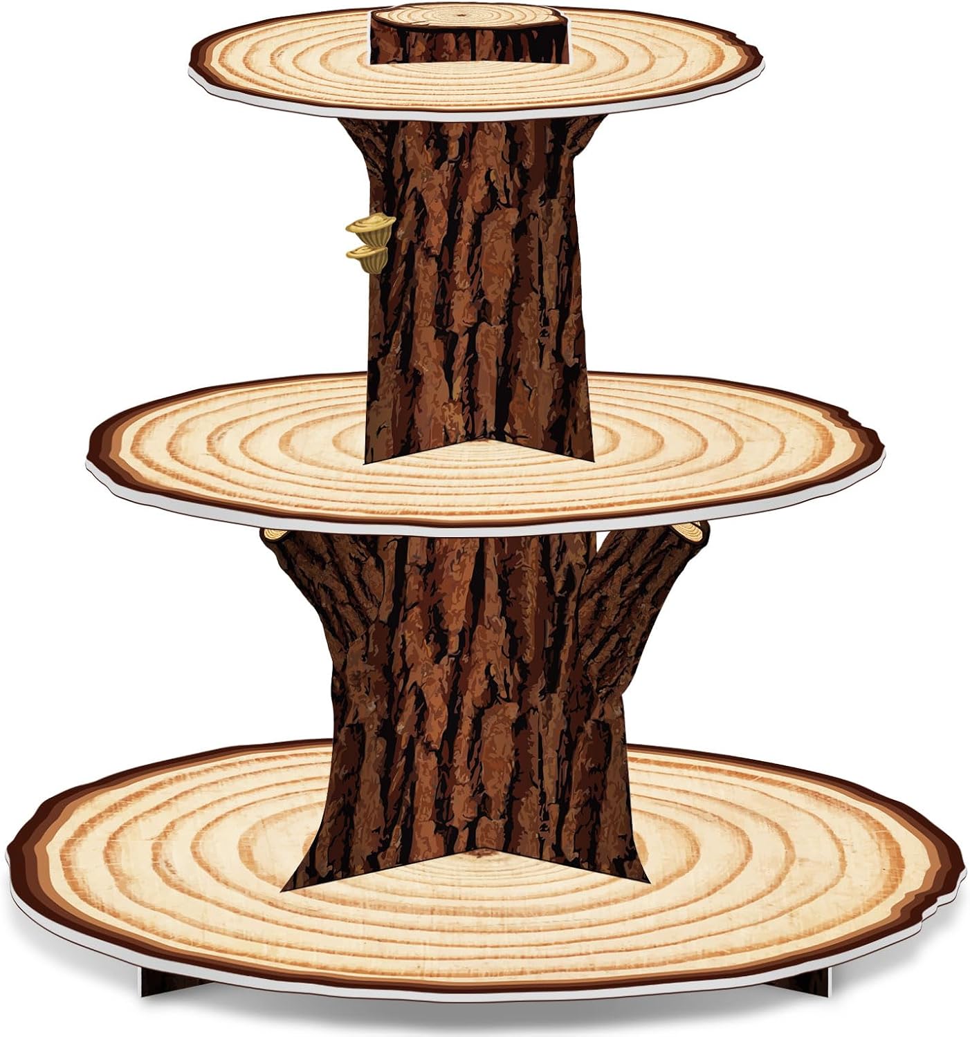 Cupcake Stand Tier - ไม้ Cupcake Stand ตกแต่ง 3 ชั้น