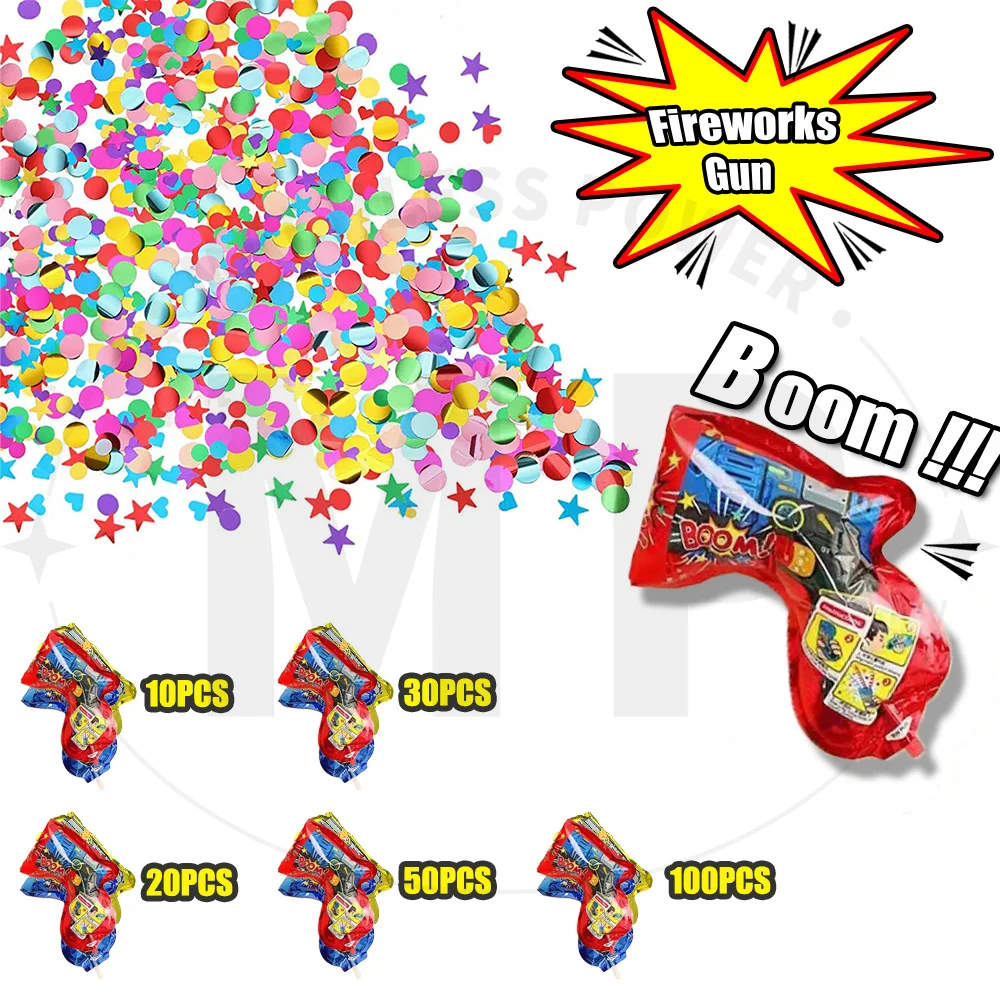 ปืนยิงกระดาษสีสันสดใสแบบสุ่ม 1 - Confetti Cannon Tube บทวิจารณ์และราคา