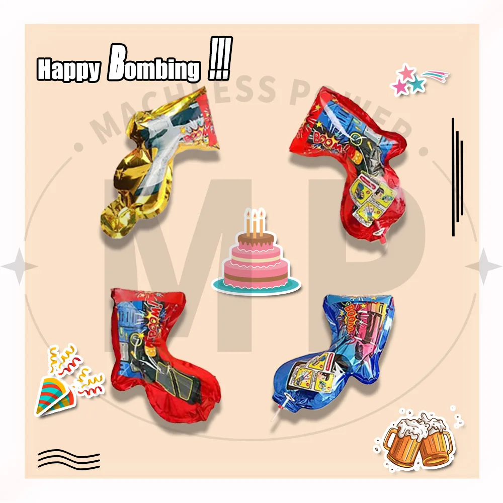 ปืนยิงกระดาษสีสันสดใสแบบสุ่ม 1 - Confetti Cannon Tube บทวิจารณ์และราคา