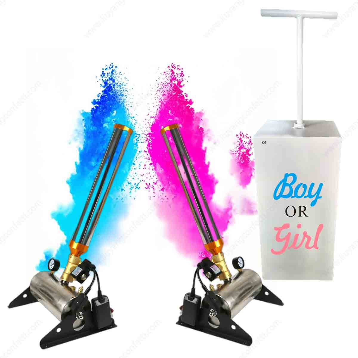 รีโมทคอนโทรลเพศเปิดเผยเครื่องค - Confetti Cannon Tube บทวิจารณ์และราคา