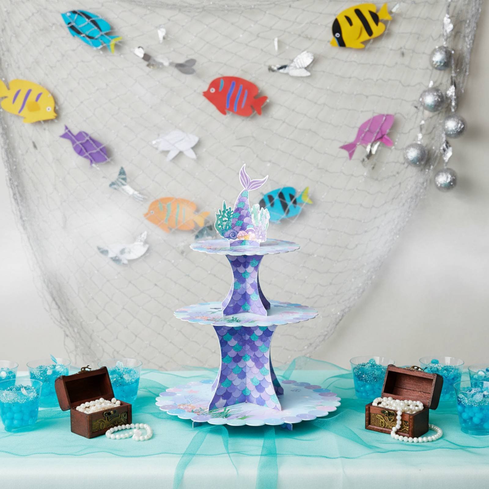 ชั้นวางคัพเค้ก 3 ชั้น ทำจากกระ - Cupcake Stand Tier บทวิจารณ์และราคา
