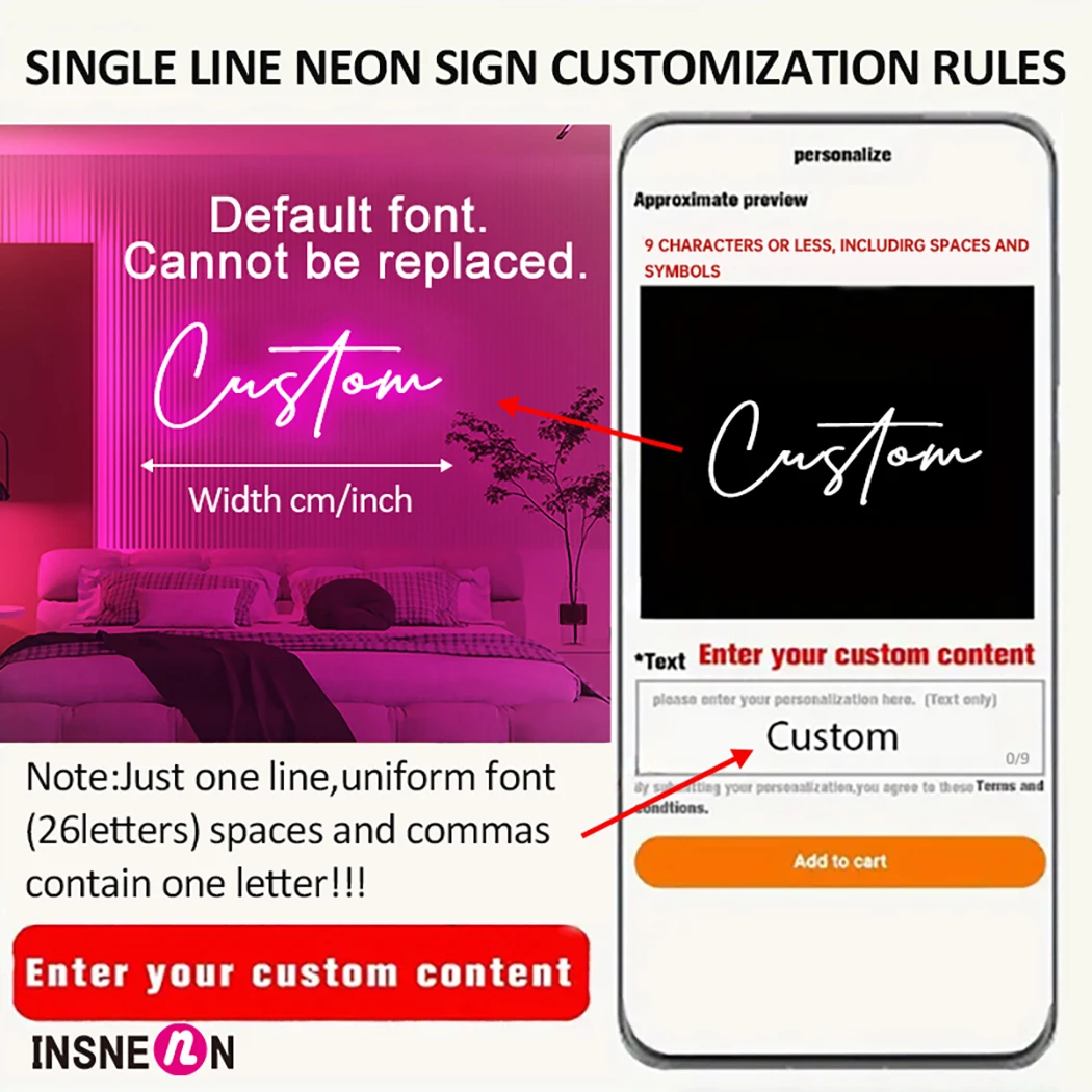 ป้ายไฟนีออนแบบกำหนดเอง ป้ายไฟว - Neon Sign Party บทวิจารณ์และราคา