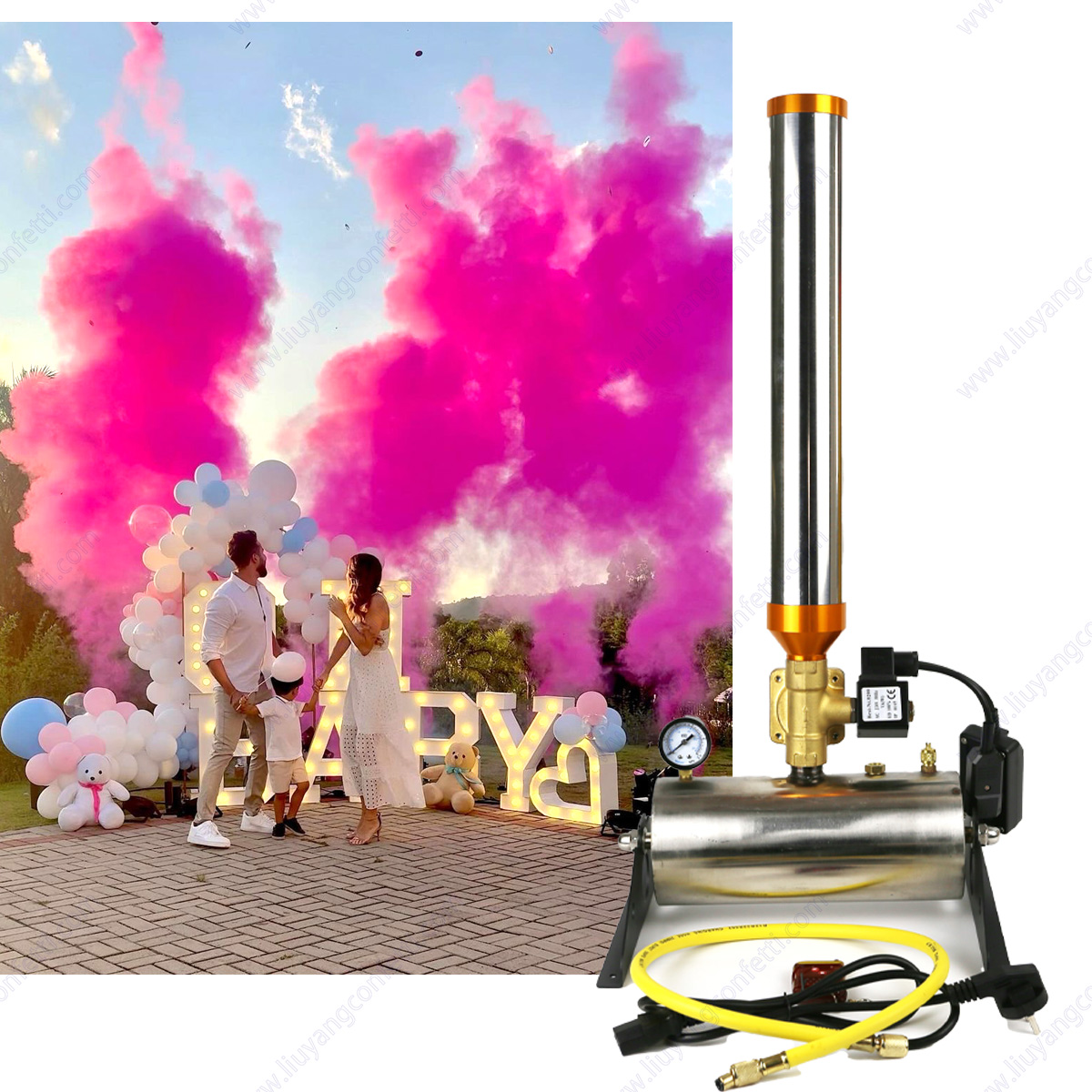 รีโมทคอนโทรลไฟฟ้า Confetti Pow - Confetti Cannon Tube บทวิจารณ์และราคา