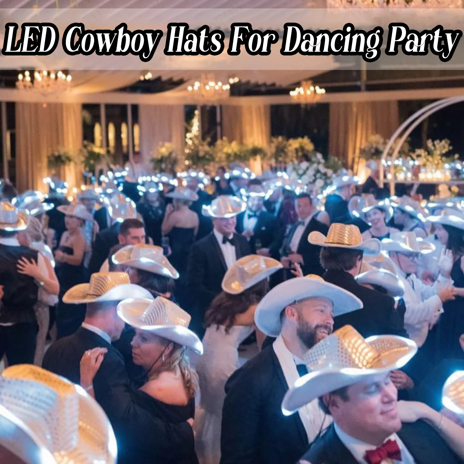 หมวกคาวบอย LED 4/6/8/10/12/16  - Party Hat Cone บทวิจารณ์และราคา
