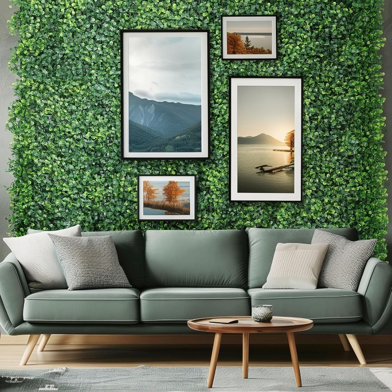 1/3/6 ชิ้น แผงหญ้าเทียมติดผนัง - Flower Wall Panel บทวิจารณ์และราคา