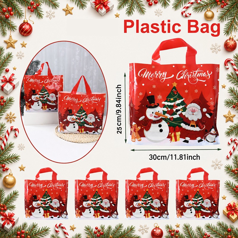ถุงของขวัญคริสต์มาสแบบใช้ซ้ำได - Event Party Shop บทวิจารณ์และราคา