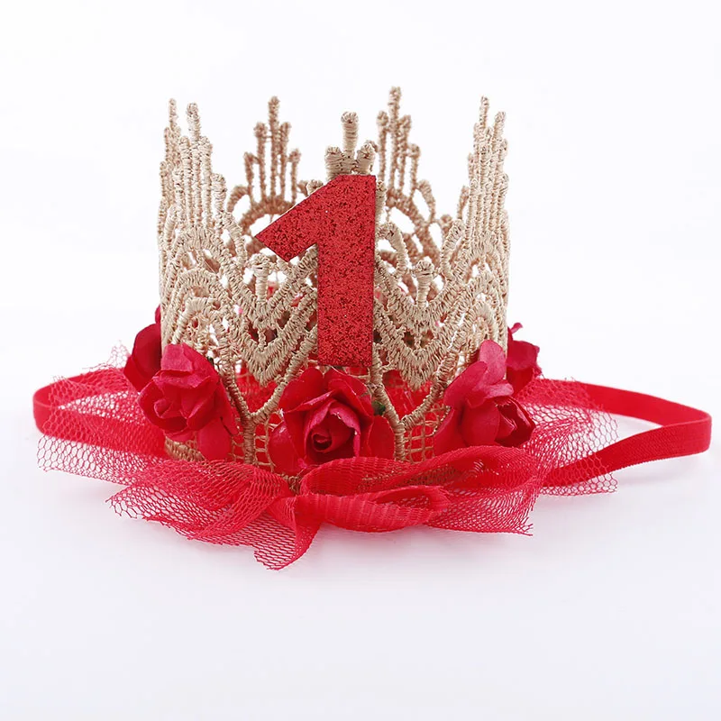 1st Birthday Crown หมวกดอกไม้  - Party Hat Cone บทวิจารณ์และราคา