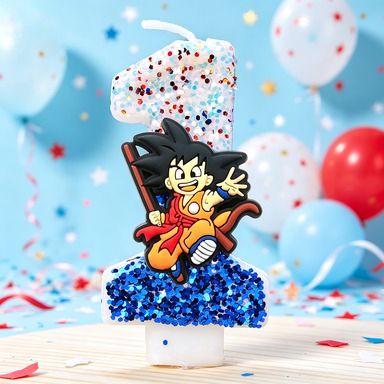เทียนเค้กรูปตัวเลขธีมดราก้อนบอ - Event Z บทวิจารณ์และราคา